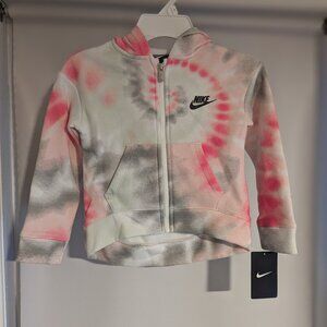 Nike Girls' White Zip-Up Hoodie - Size 4 XS - New with Tags & Sticker!!